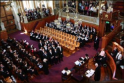 Graduation ceremony in Oxford